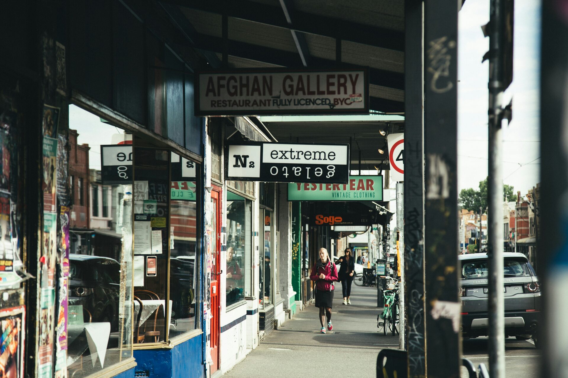 A New Zealand high street with local small businesses — the kind of businesses Fairweb helps get found and grow online